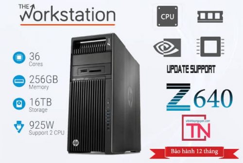 Máy Trạm HP Z640 Workstation 2 Xeon E5-2623 v3 32g Quadro  K4000